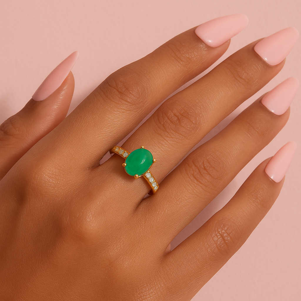 Emerald Aura Ring